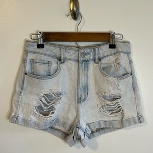 PacSun Light Jean Mom Short